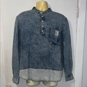 VINTAGE JOHN F GEE Denim Shirt-L